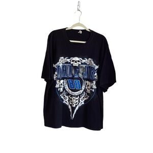 Keya USA Men’s Dale Earnhardt Junior Black Short Sleeved Tee.  Size 2XL